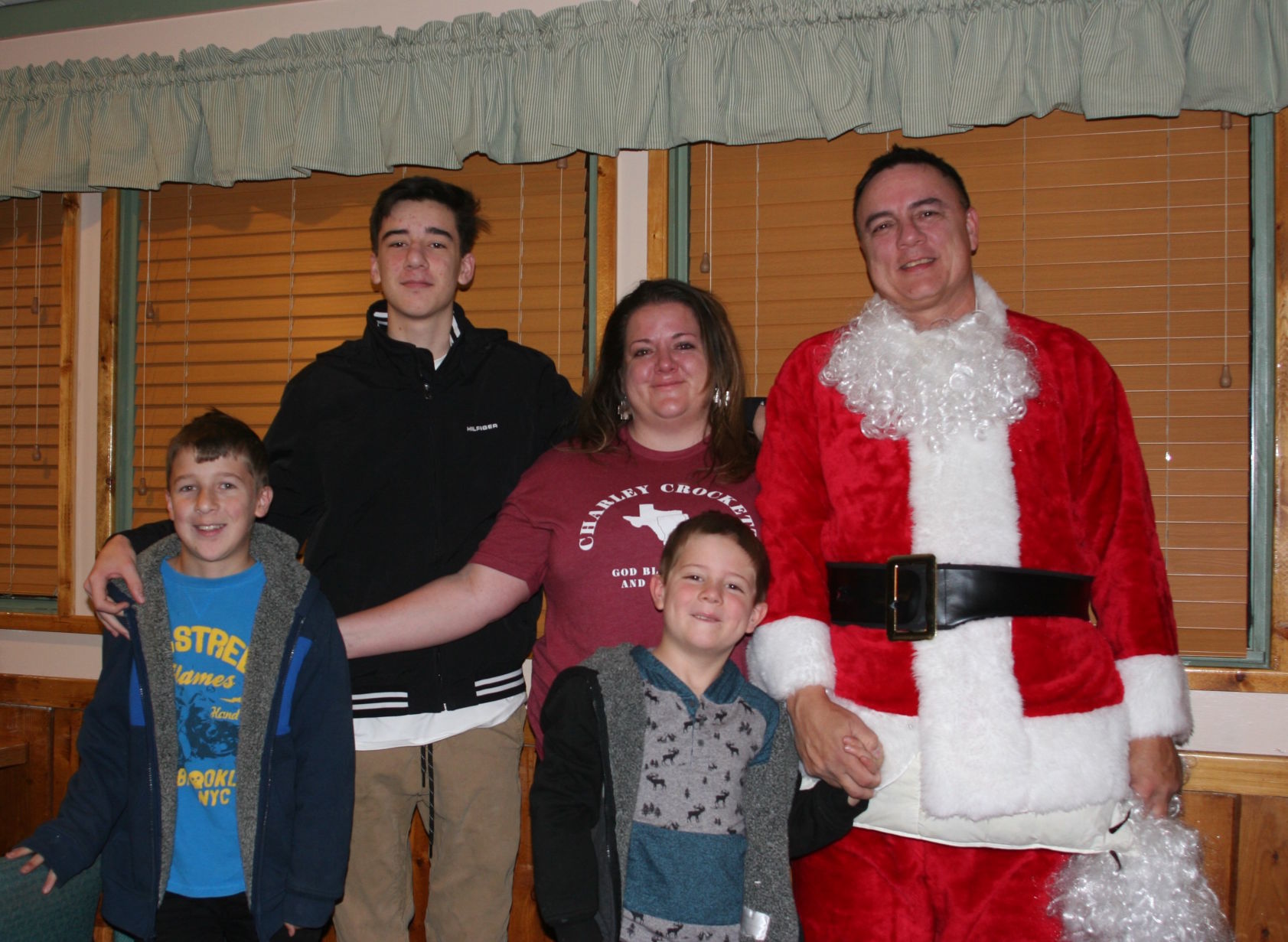 Great grandmother brings Dad home for Christmas